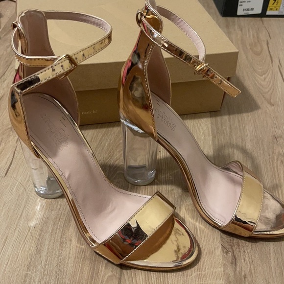 rose gold heels - Picture 3 of 3